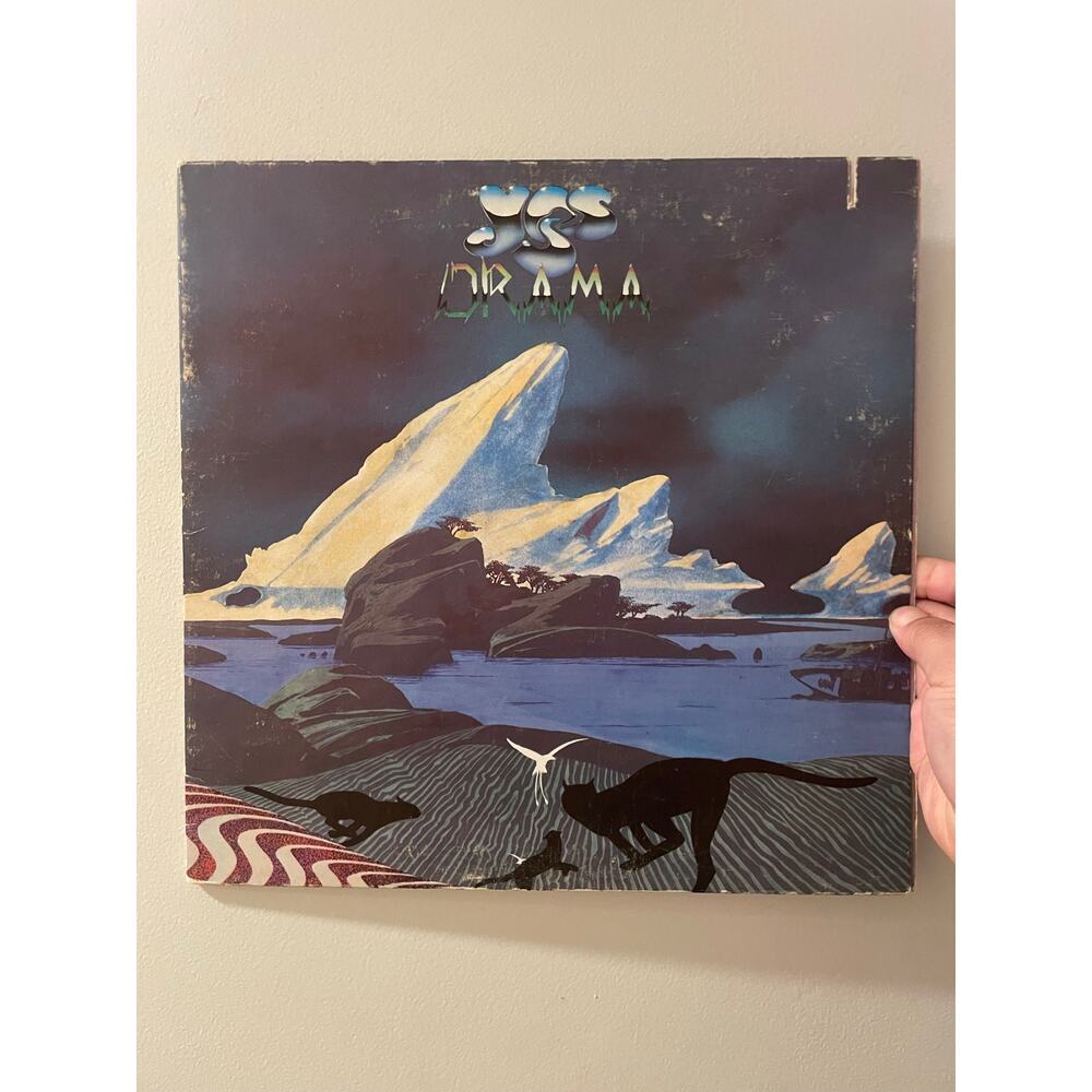 Yes - Drama LP vintage vinyl record prog rock album music